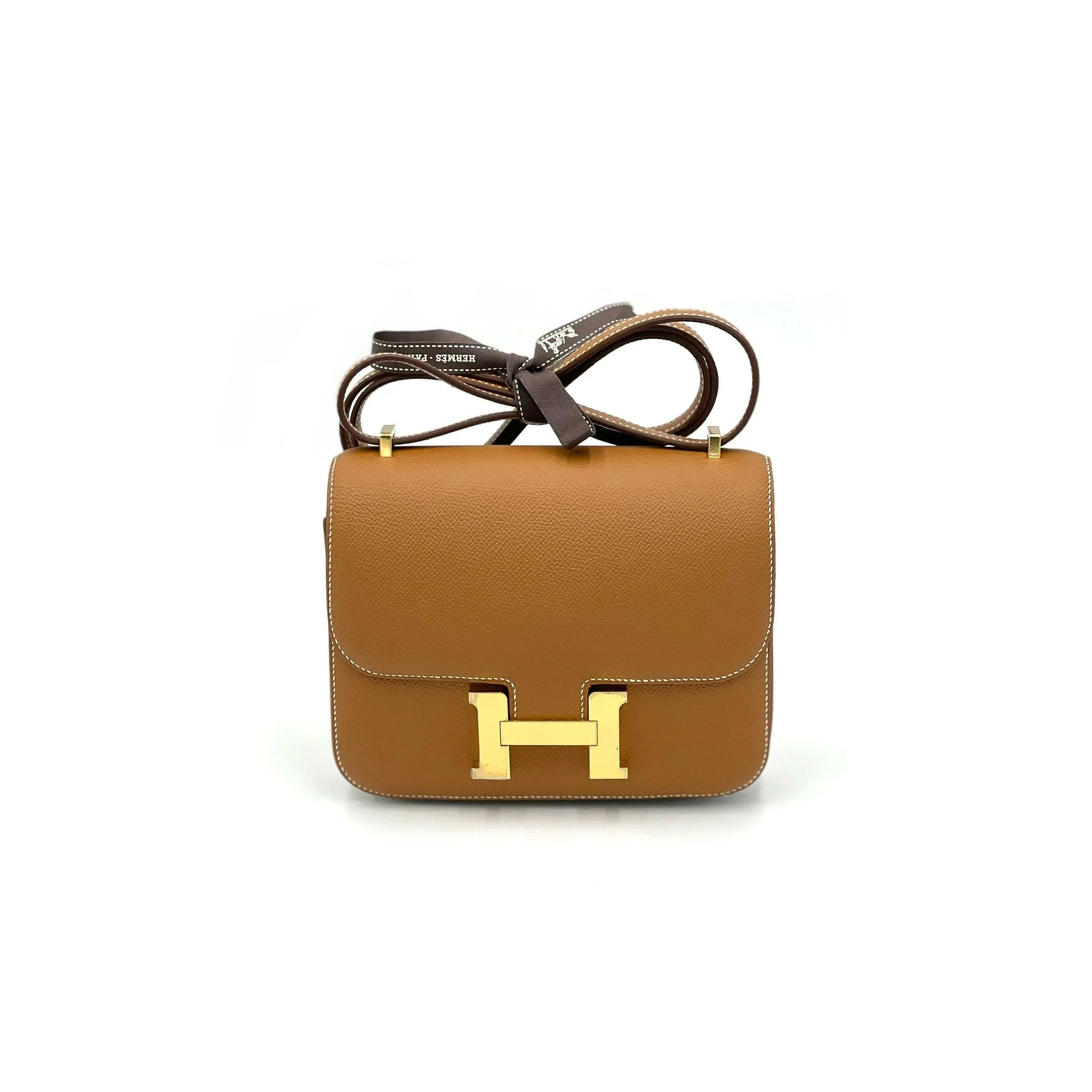 HERMÈS MASTER CONSTANCE MINI 18 GOLD EPSOM H061677CC37(19*15*4cm)